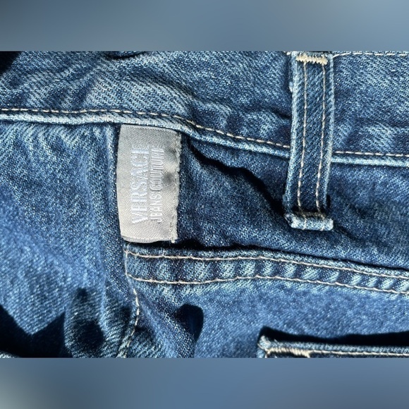 [36] Versace Couture Men’s True Vintage Medium Wash Straight Leg Denim Jean - Picture 9 of 15